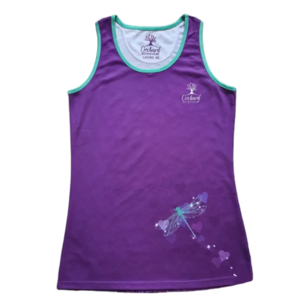 Orchard Activewear Women's Vest - Dragonfly