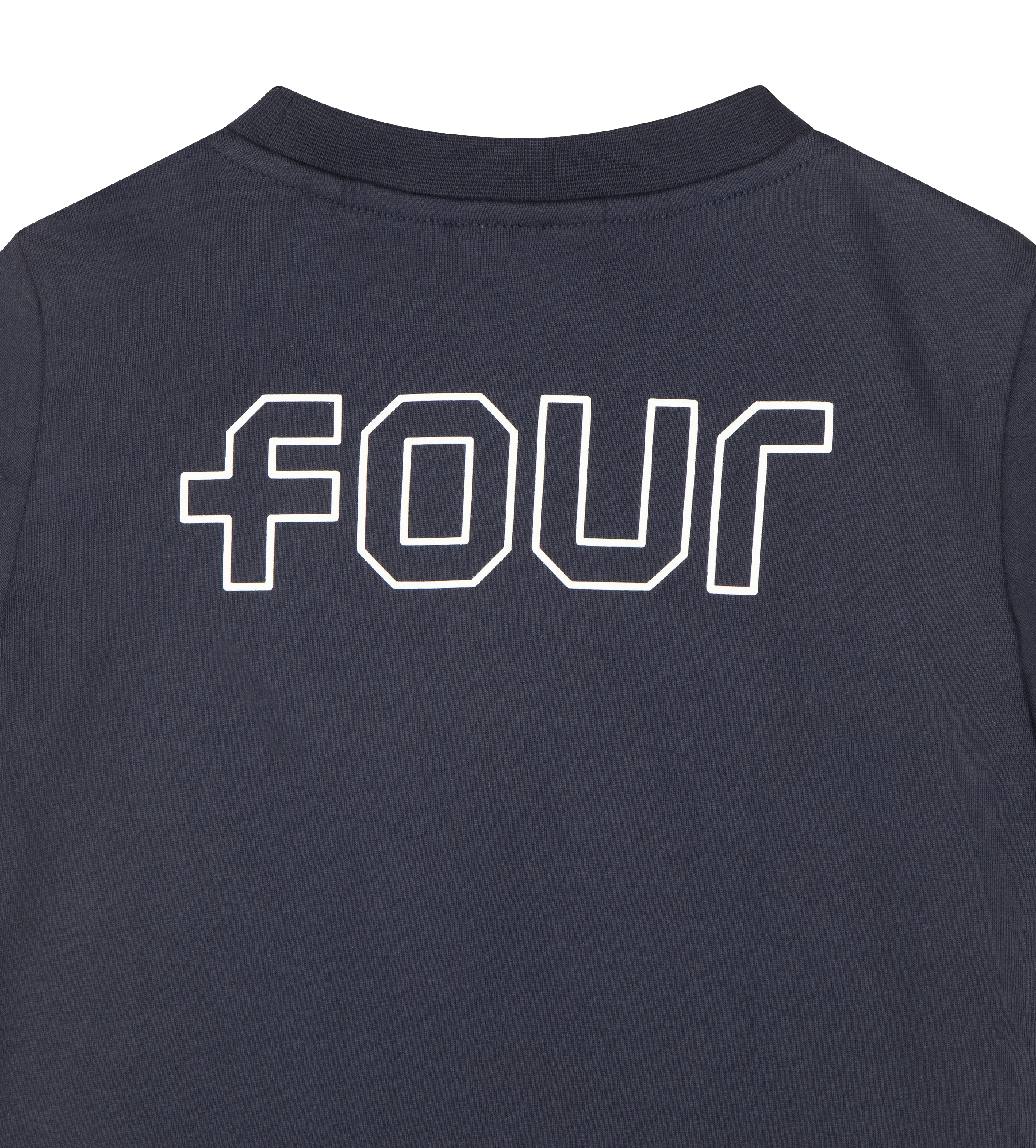 Outline Logo T-shirt Marine Blue