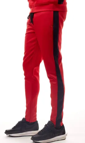 Rebel Minds - Track Pants -Red/Black