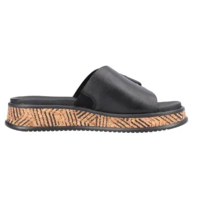 Rieker W0803-00 Black Women's Slides