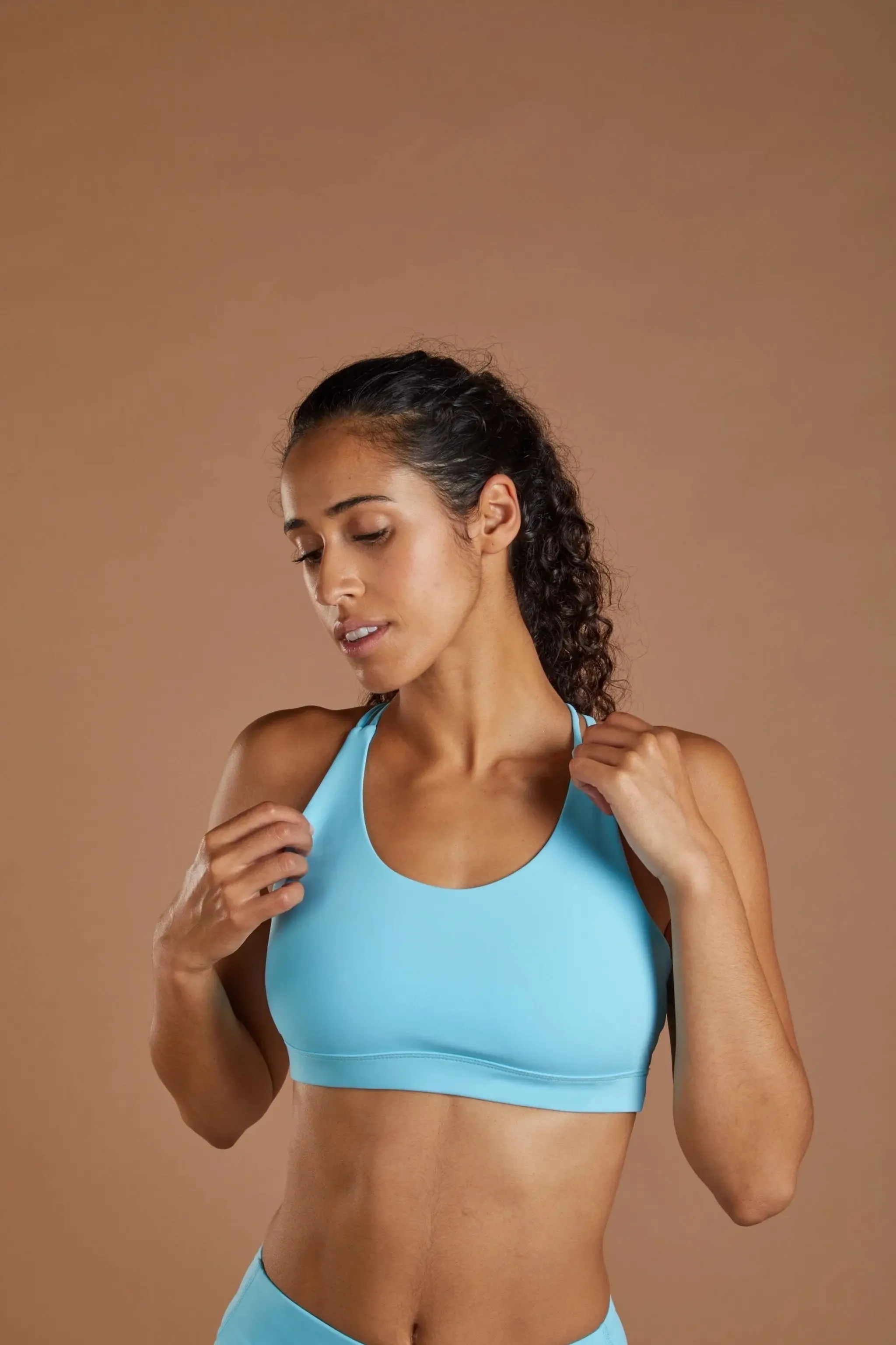 Sky Blue Women's Core Sports Bra