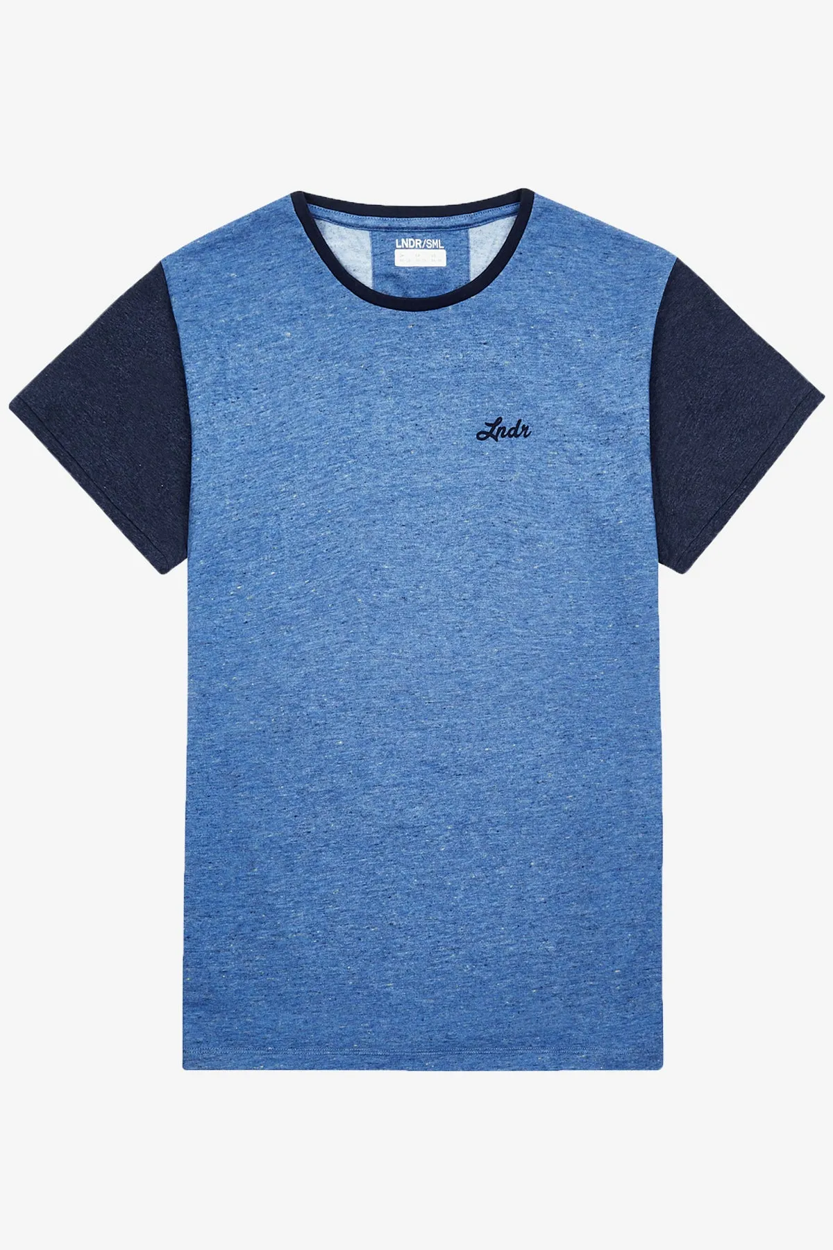 SPRING TEE - BLUE MARL