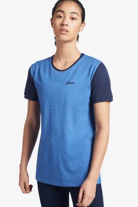 SPRING TEE - BLUE MARL