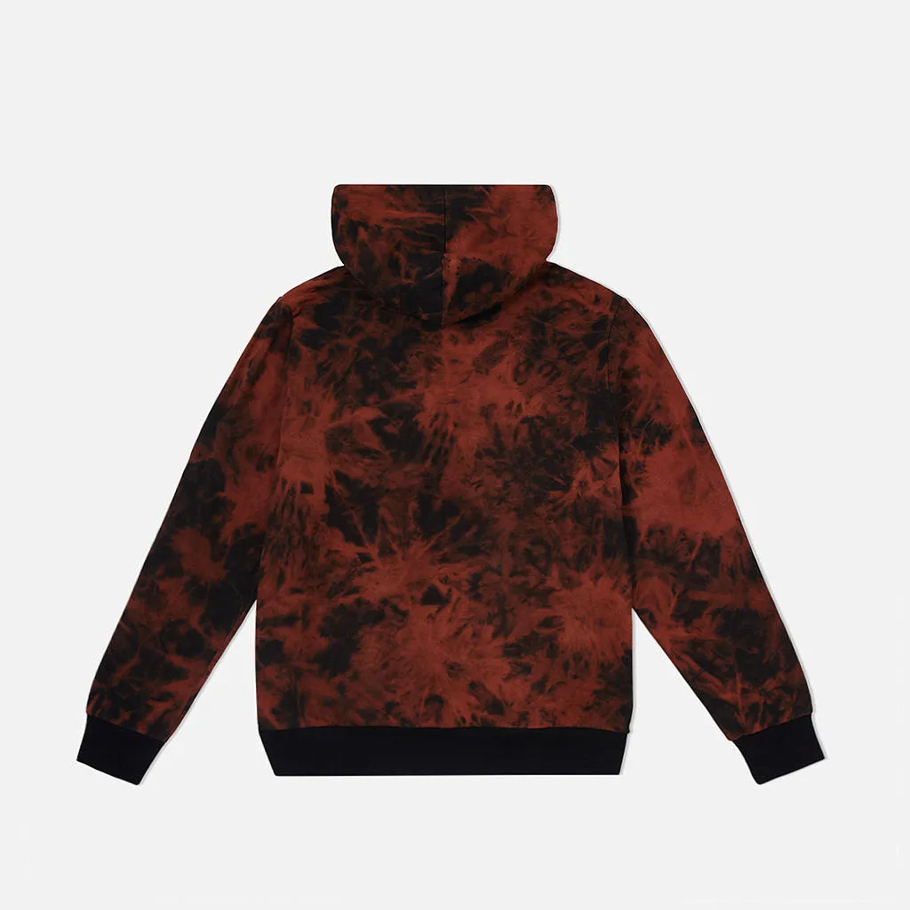 Strapped Up Slim Fleece Hoodie Tie Dye