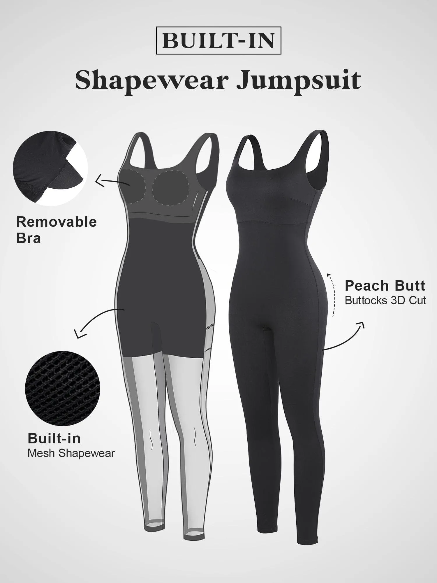 The Shapewear Jumpsuit Workout Thigh Slimming For Insiders