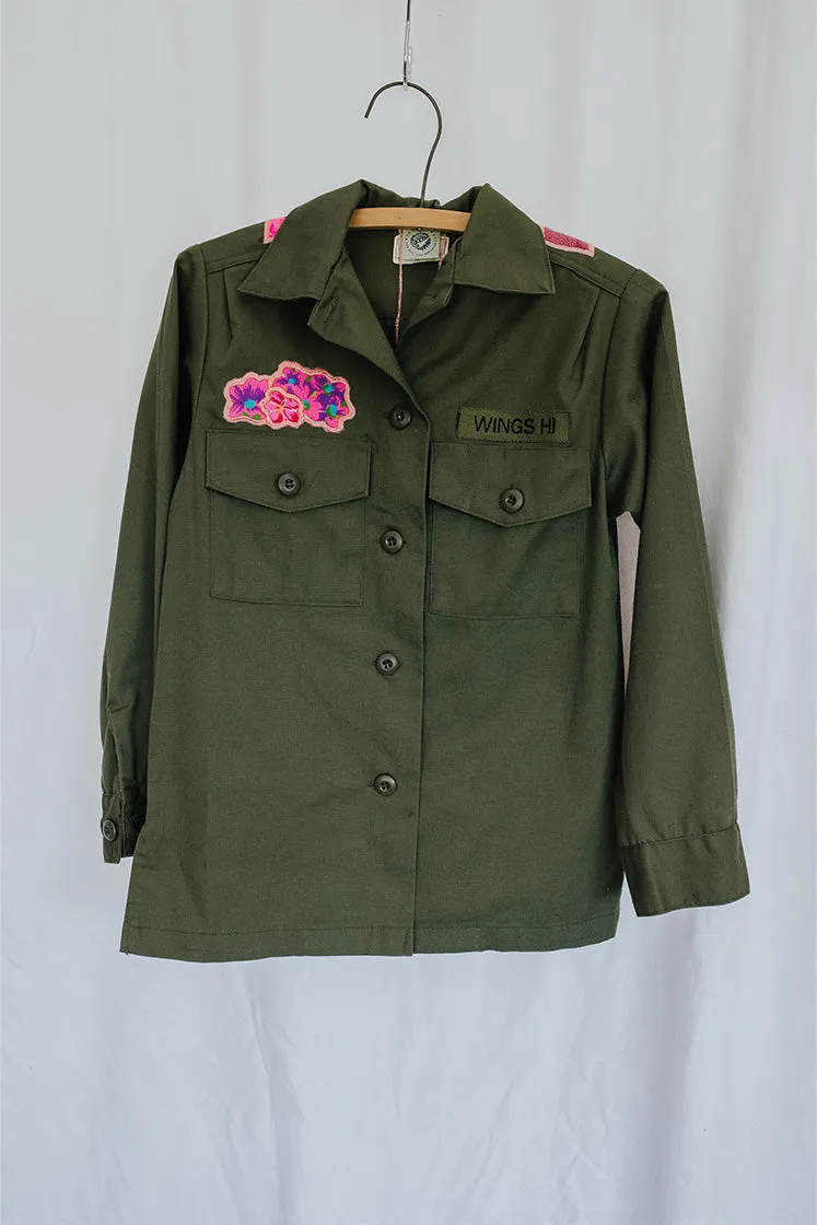 Vintage Sun   Moon Army Jacket - P