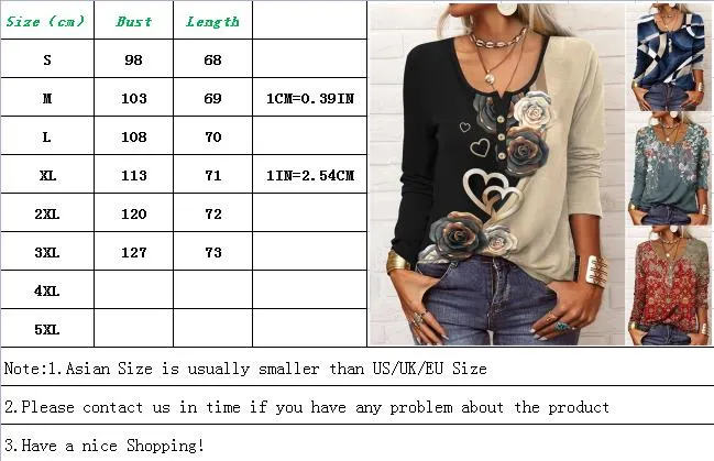 Women's Fall/Winter Loose Long Sleeve T-Shirt Fashion