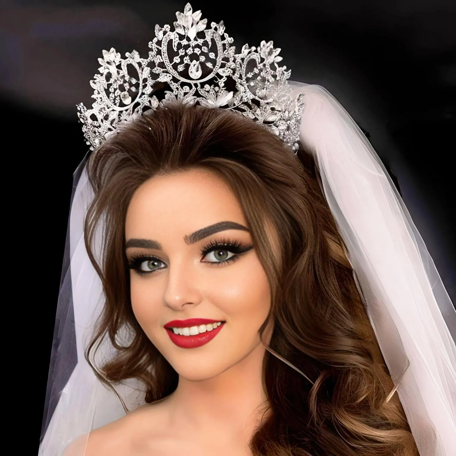 Women's Opulent Crystal Crowns & Tiaras