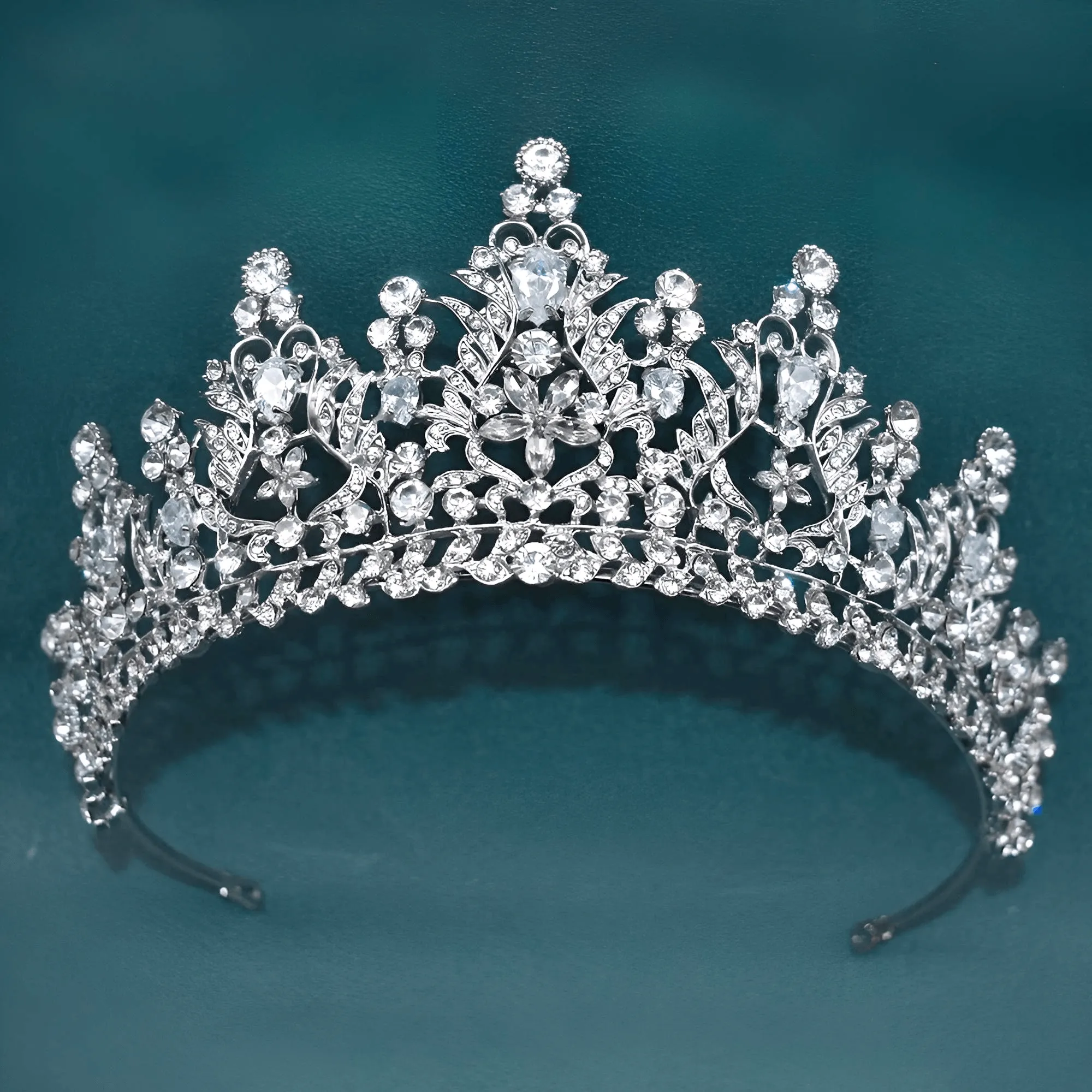 Women's Opulent Crystal Crowns & Tiaras